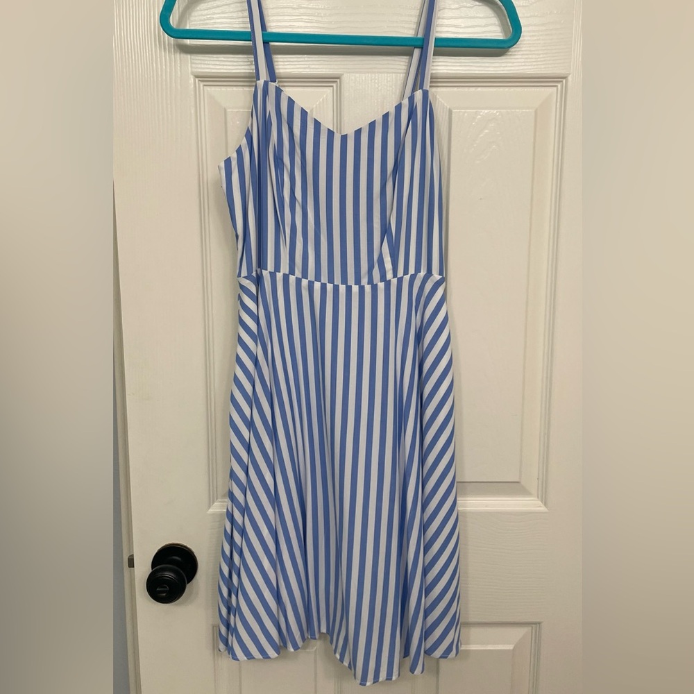 Old Navy A-line striped dress